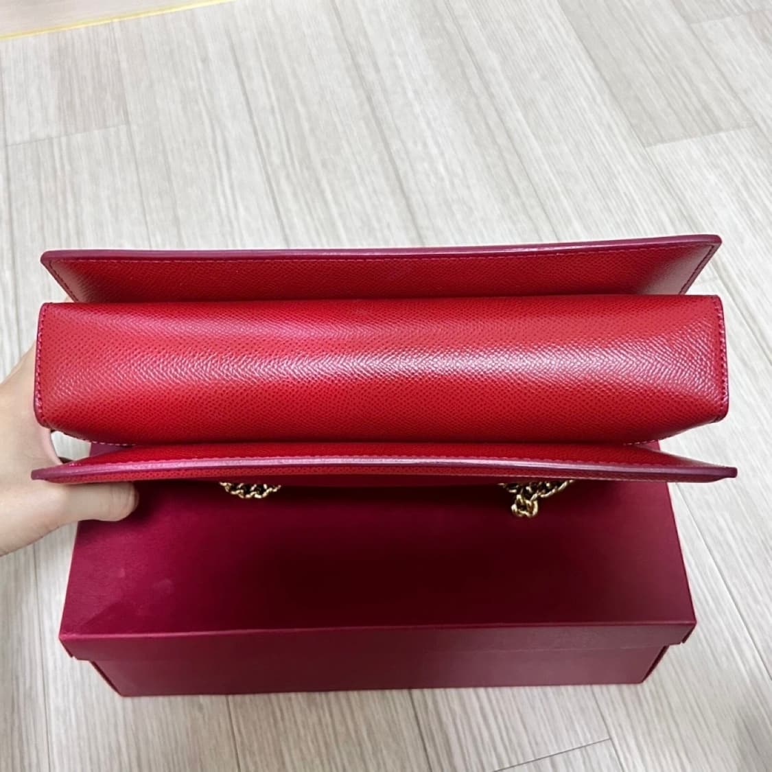 페라가모 빨간색 체인백 여성 가방 상품이미지10