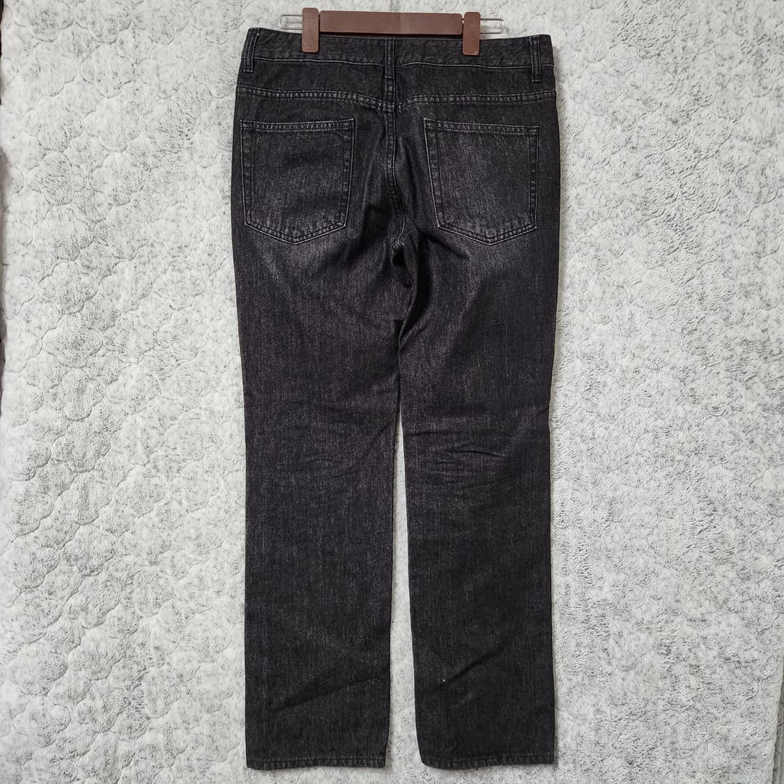 H896 [48] 페이탈리즘 블랙 데님 청바지 상품이미지3