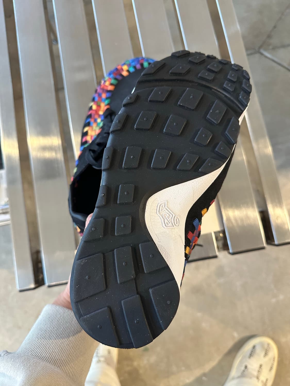 나이키 (W) 에어 풋스케이프 우븐 블랙앤멀티 컬러 새상품 상품이미지5