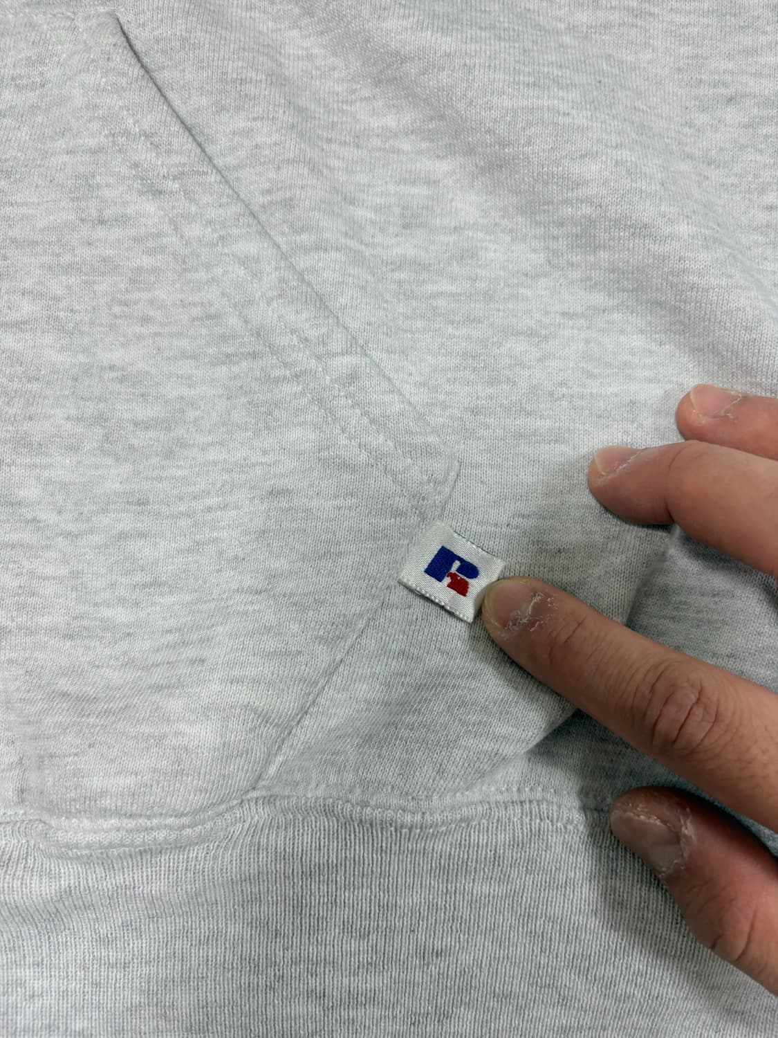 90’s russell 러셀 후드티 그레이 2xl made in usa 상품이미지5
