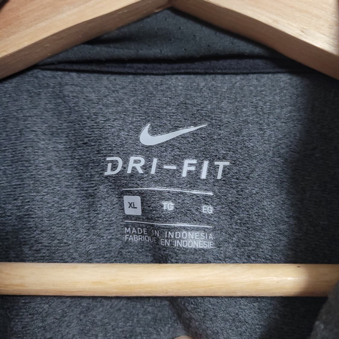 (XL) NIKE 나이키 드라이핏 후드 집업 다크그레이 러닝 상품이미지2