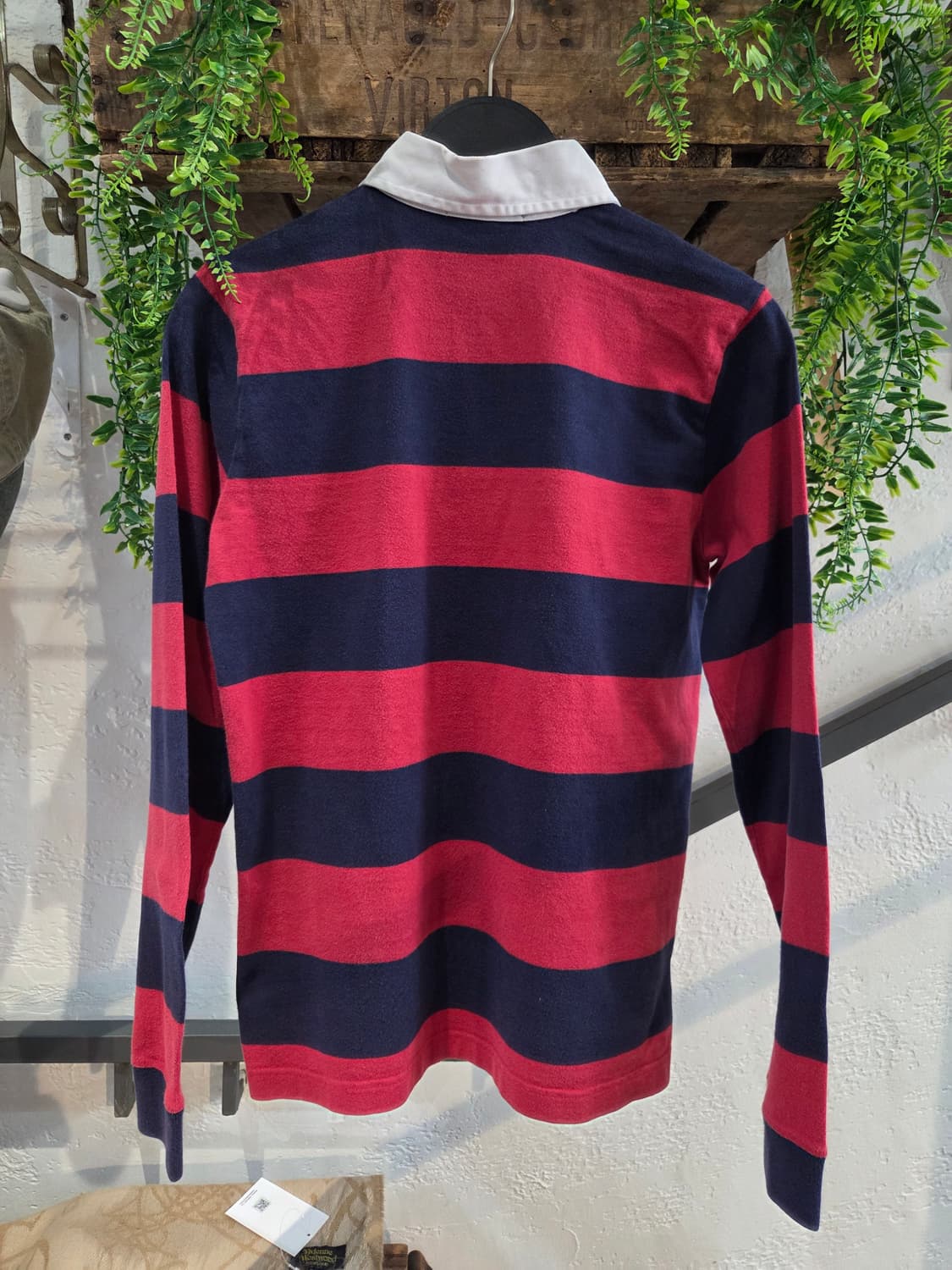 Polo 폴로 레드 스트라이프 럭비티 상품이미지4