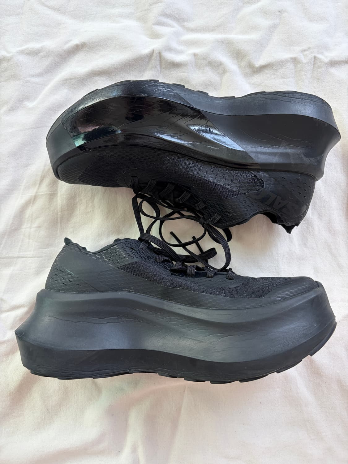 살로몬 x 꼼데가르송 판타즘 플랫폼 블랙 Salomon x CDG 상품이미지4