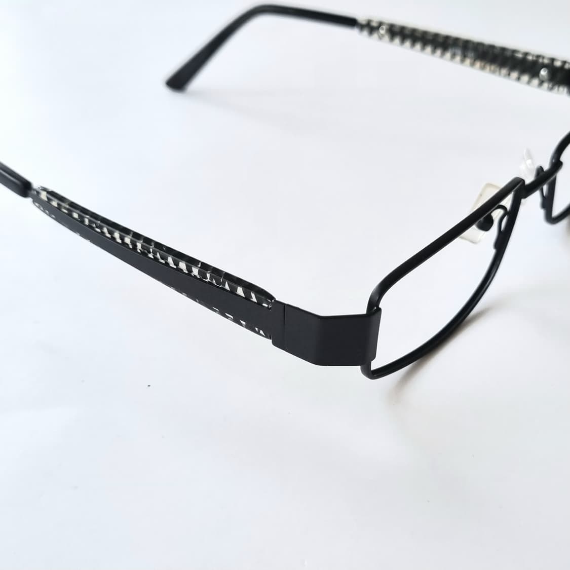 데드스탁 지적인 무드 유니크한 패턴 포인트 스퀘어 안경테 657 상품이미지6