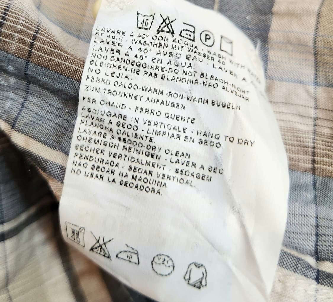 CP 컴퍼니 블루 체크 셔츠 상품이미지10