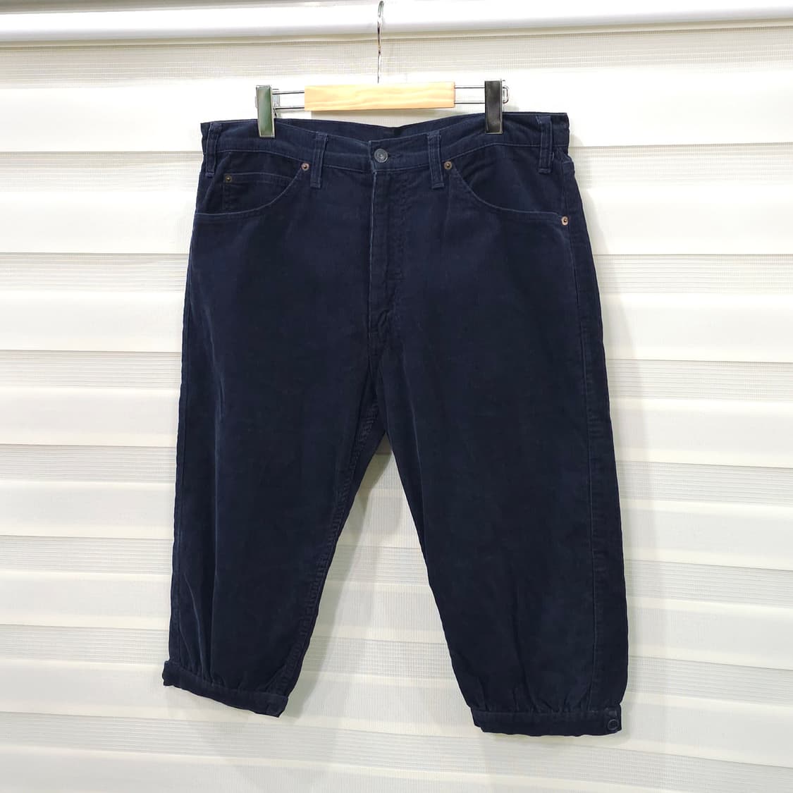 70s 리바이스 505-1517 코듀로이 칠부팬츠- 34-35정도 상품이미지5