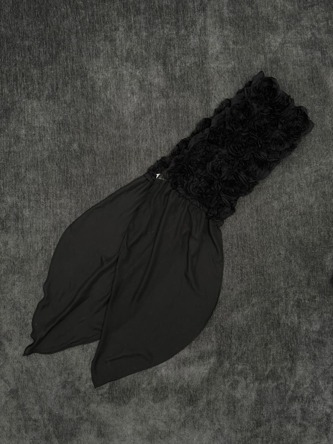 빈티지 플로럴 플리츠 스카프 상품이미지3