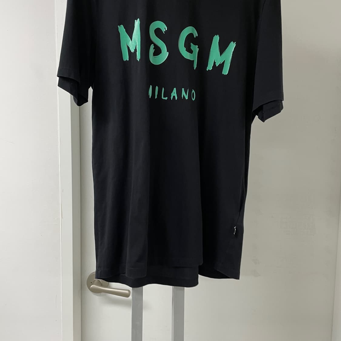 MSGM 블랙 반팔 티셔츠 M 상품이미지3