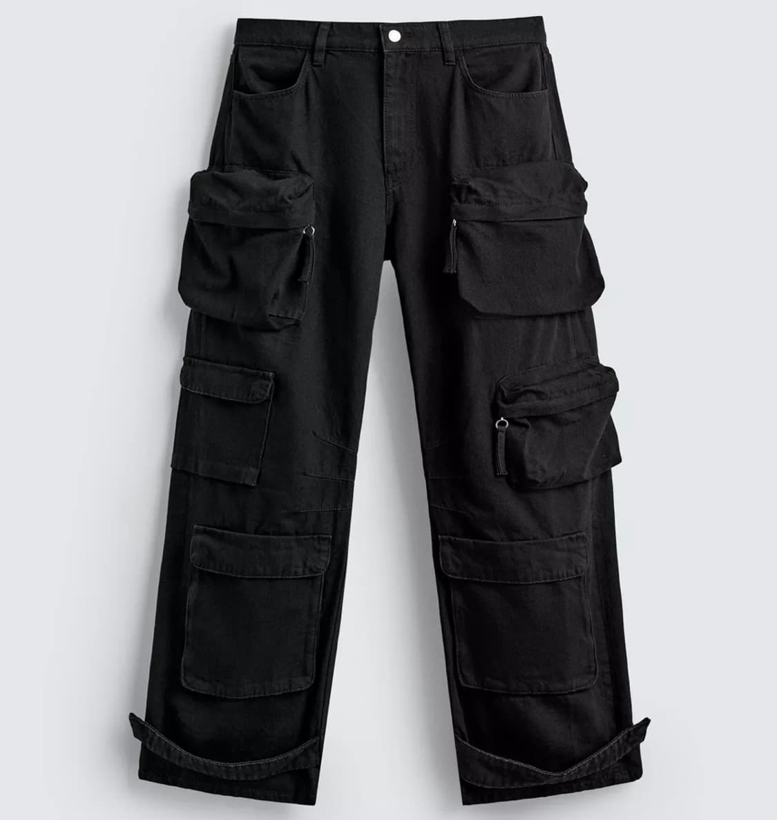 [새상품/32] 자라 유틸리티포켓팬츠 데님카고포켓팬츠 zara 카고팬츠 상품이미지1