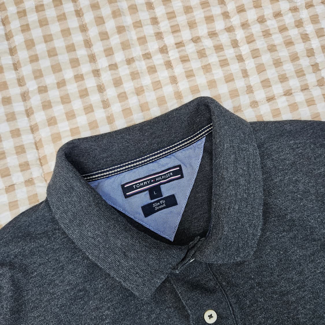 타미힐피거 긴소매 카라티 남자100 상품이미지2