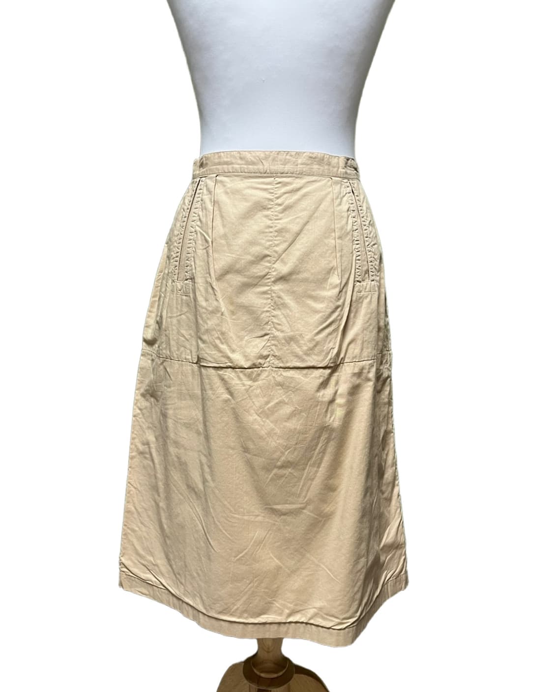 Back pocket Beige skirt 상품이미지4