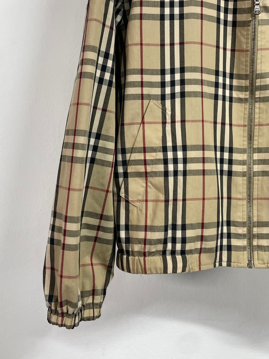 버버리 노바체크 리버시블 블루종 자켓 (on.209) 상품이미지5