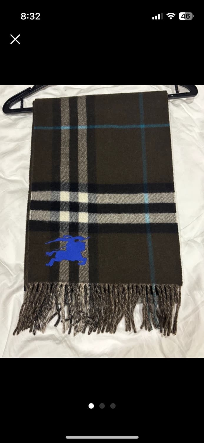 버버리 리버시블 캐시미어 머플러 상품이미지1