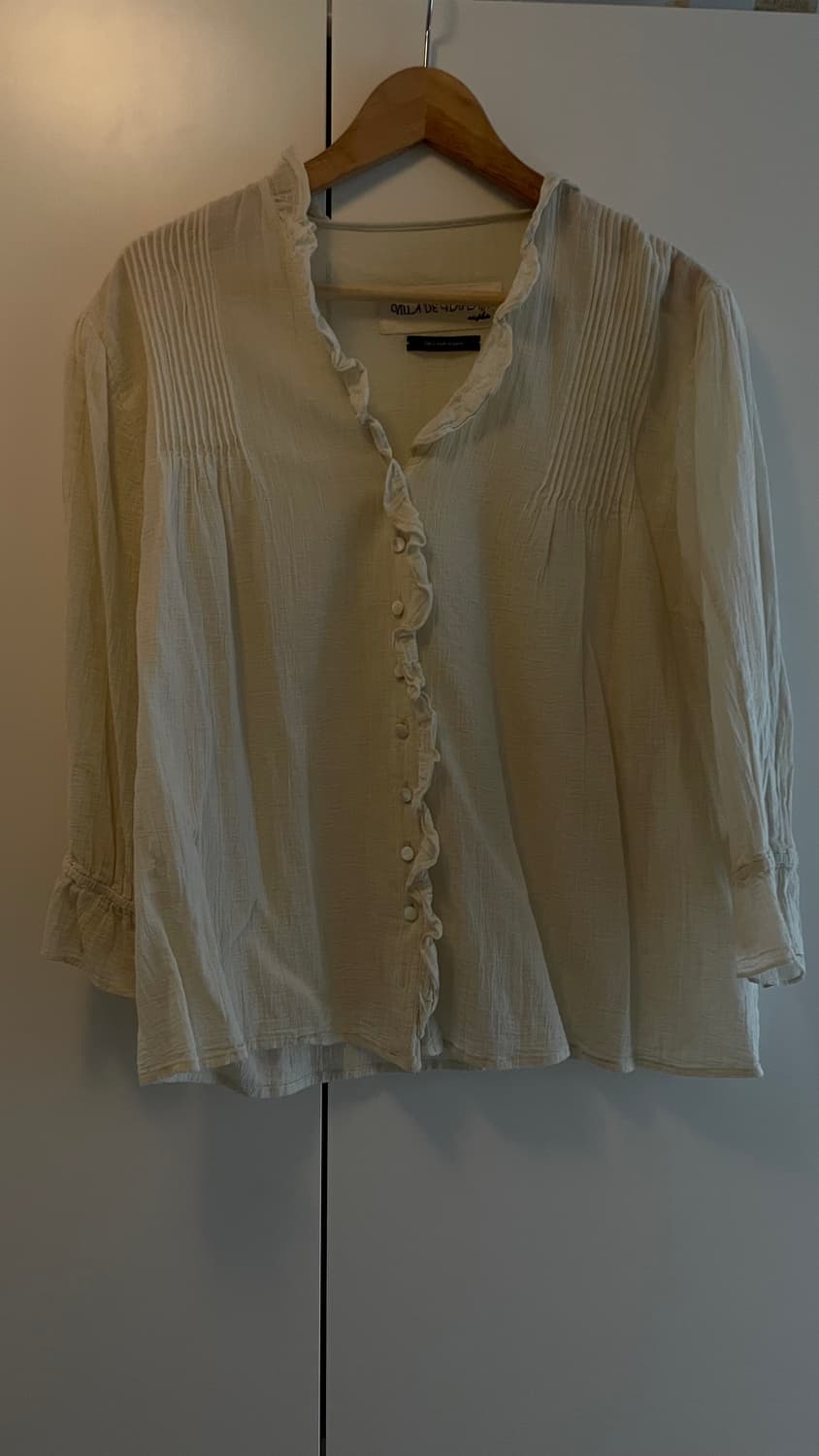 비아플레인 빅토리아프릴블라우스 민트색 ribbonbit 시엔느 파르벵 상품이미지1