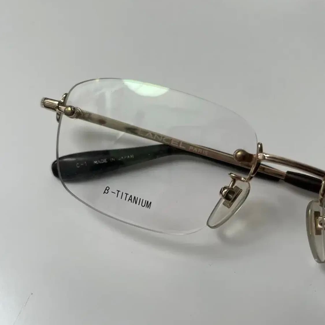 LANCEL 티타늄 무테안경 made in Japan 상품이미지4