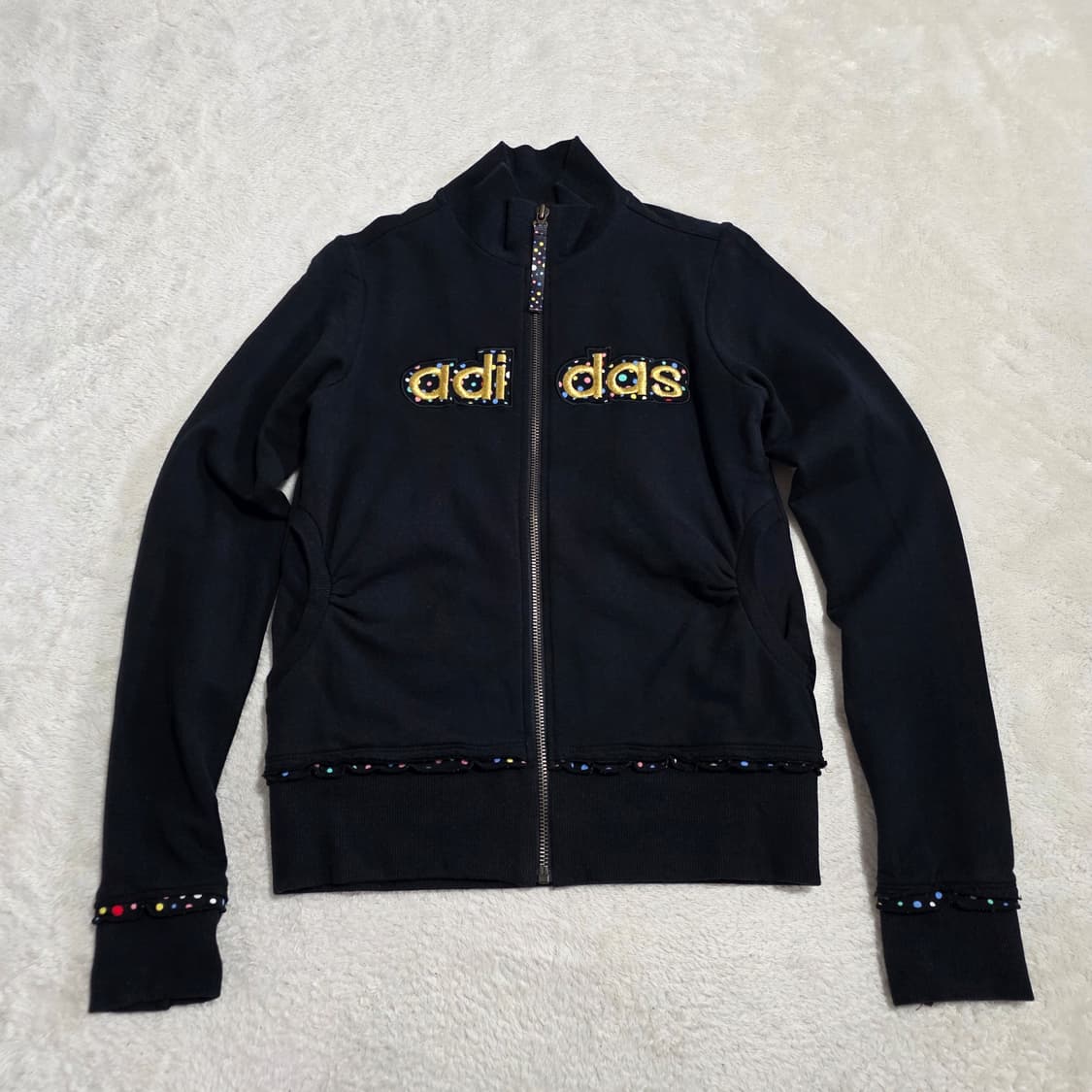 (XS)여성 아디다스 빈티지 도트 트랙잡 자켓 상품이미지1