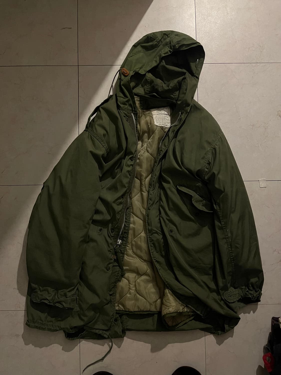 오리지널 M51 내피 포함 하이브리드 자켓 xl 상품이미지3