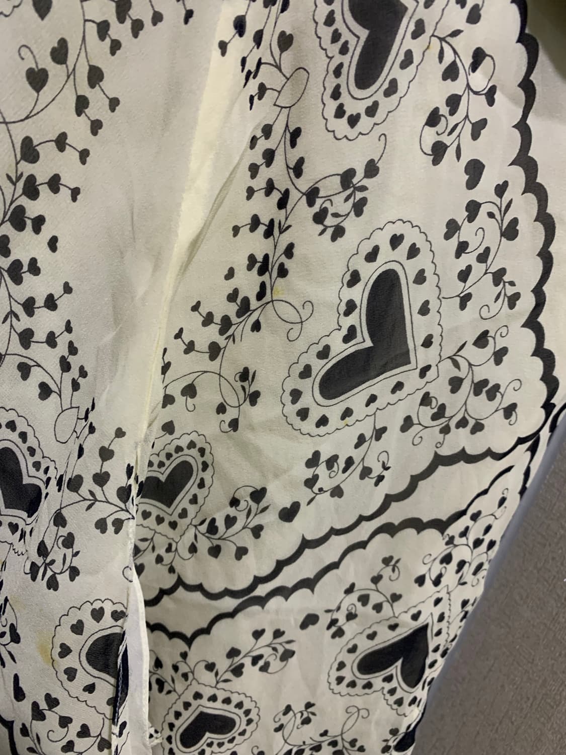 존 갈리아노 실크 스커트 상품이미지5