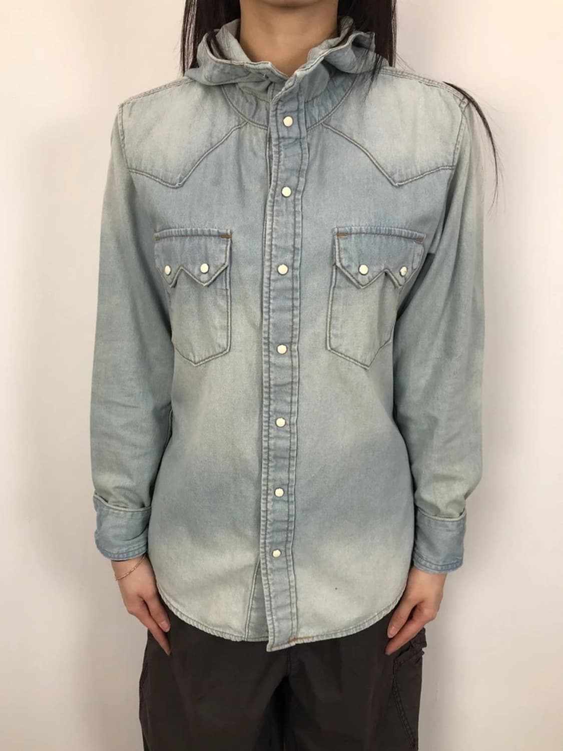 STOOGE & CO Denim Western Shirt 상품이미지3