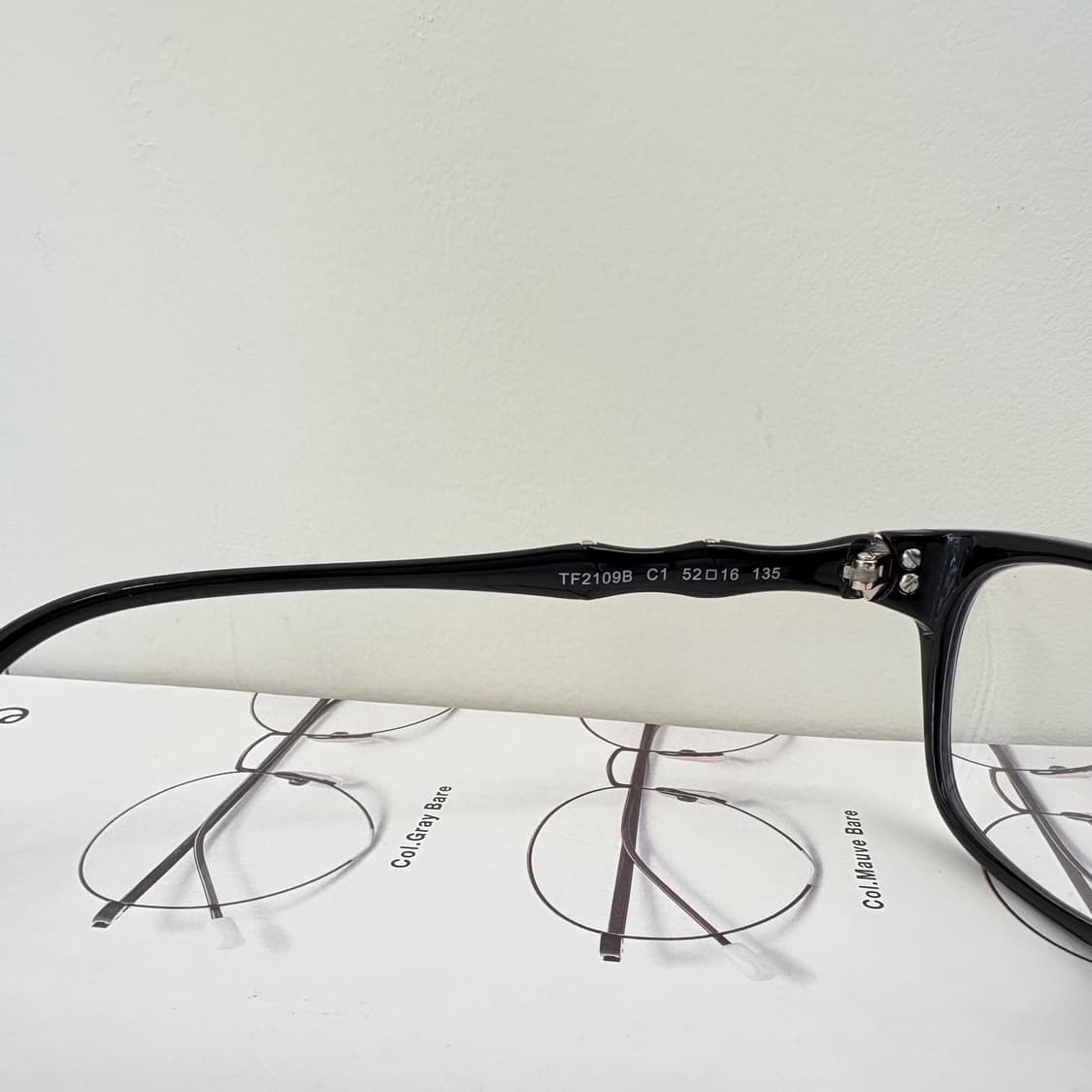 티파니앤코 블랙 뿔테 안경 상품이미지7