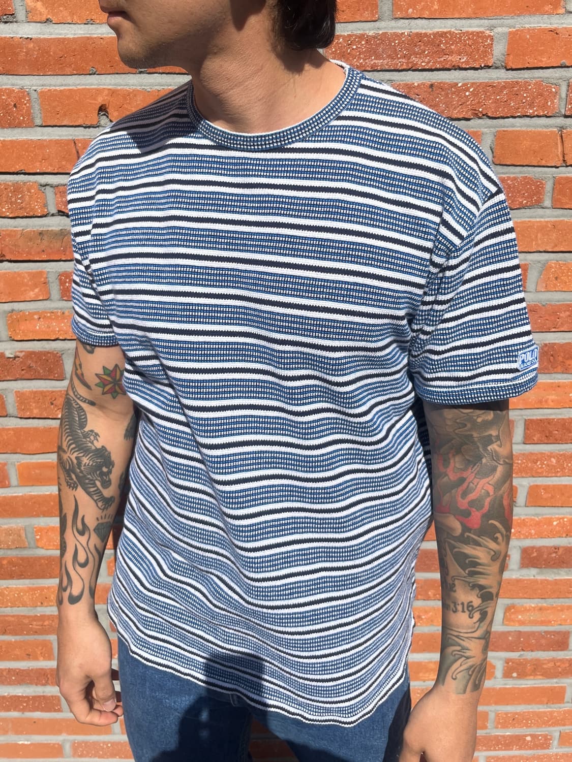 폴로랄프로렌 스트라이프 니트 반팔 상품이미지1