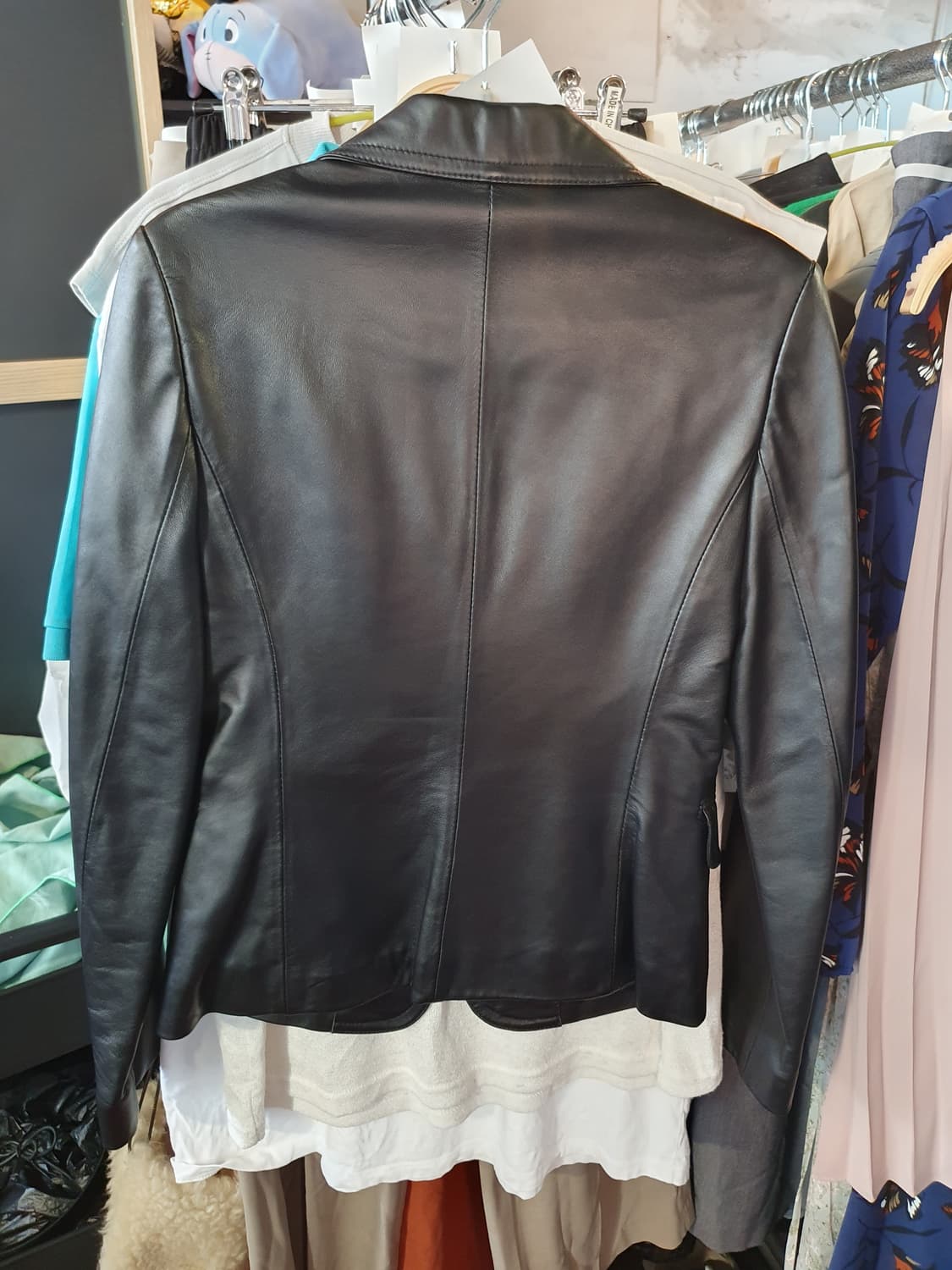 무배 ROBO 가죽 자켓 블랙 55사이즈 상품이미지3