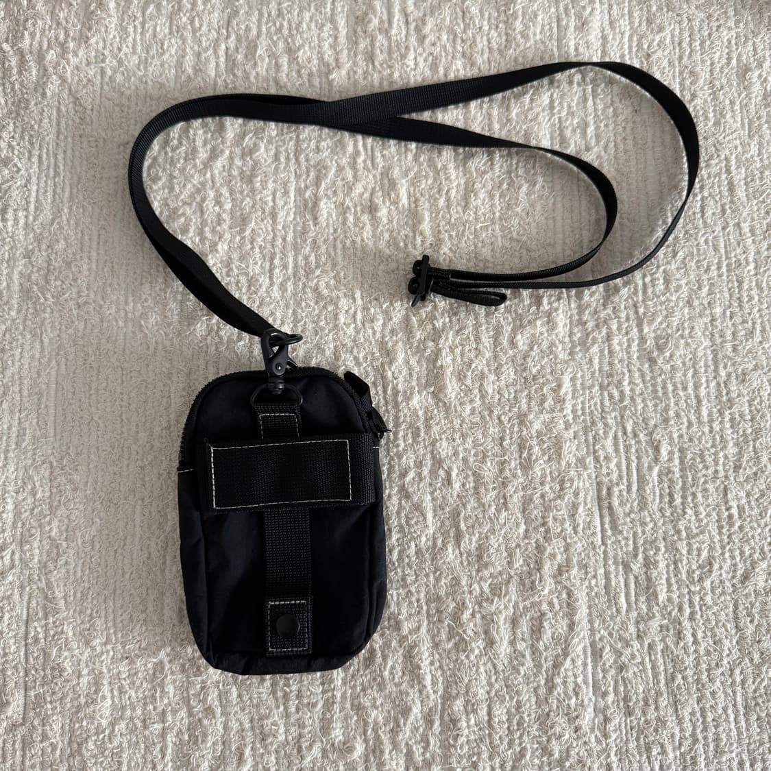 PORTER X STUSSY 포터 스투시 파우치 숄더백 블랙 상품이미지2