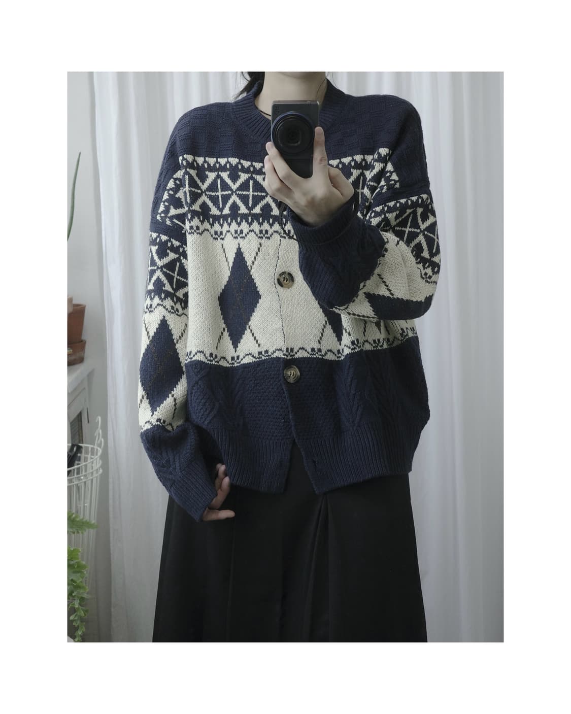 American winter cardigan 상품이미지3