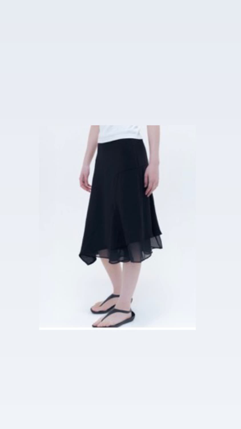 미세키서울 Organza layered midi skirt 미디스커트 상품이미지1