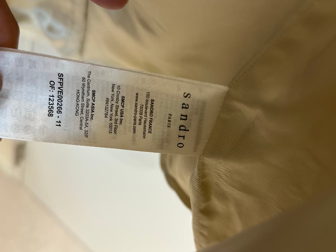 Sandro 트위드 데님 자켓 (36) 상품이미지4