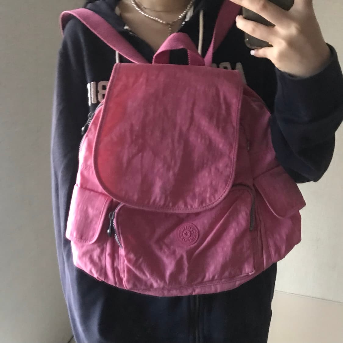 키플링 핑크 백팩 상품이미지3
