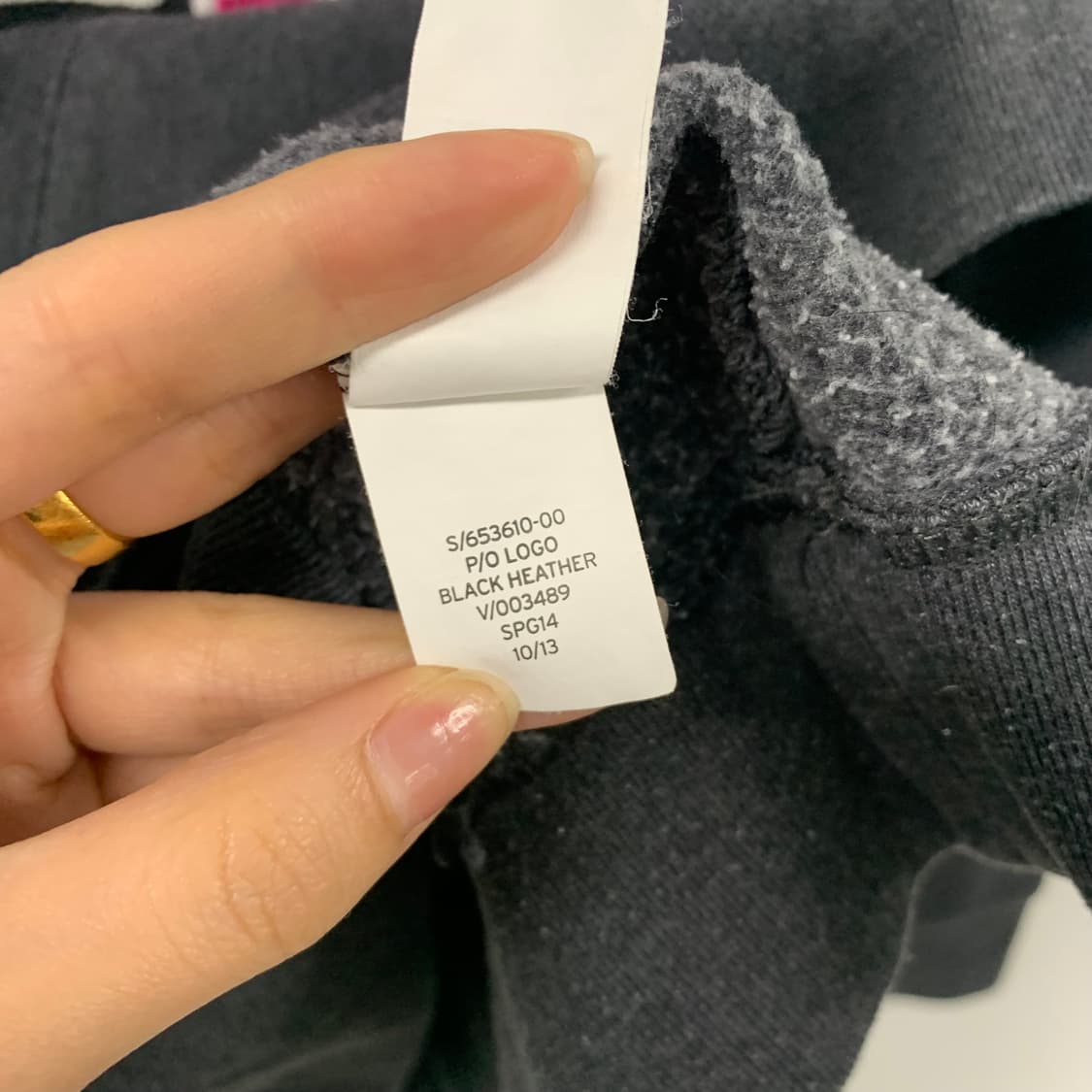 Gap 갭 차콜 후드티 상품이미지5