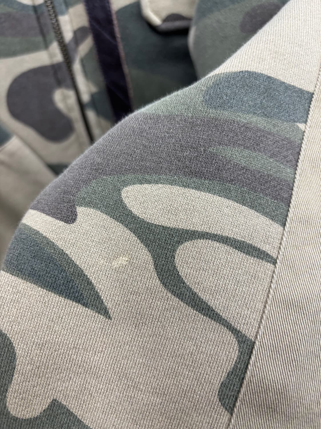 VTG Y2K 카모 넥버클 자켓 상품이미지6