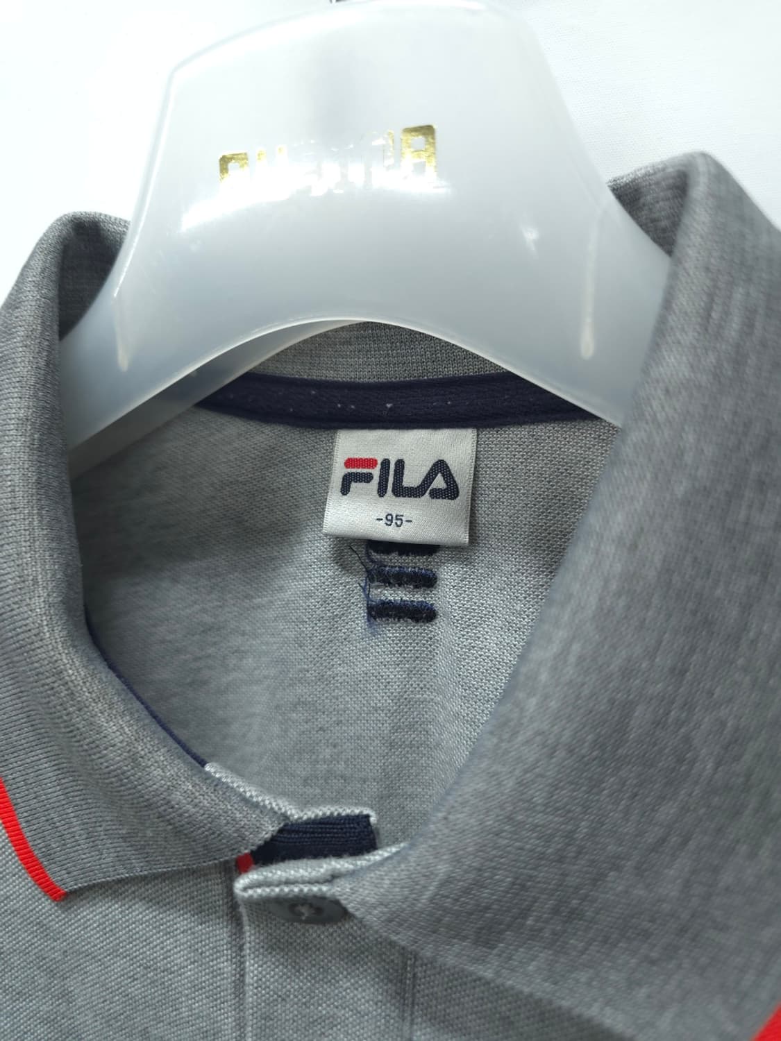 휠라(FILA) 남성 배색 포인트 긴팔 카라티(95) 상품이미지3