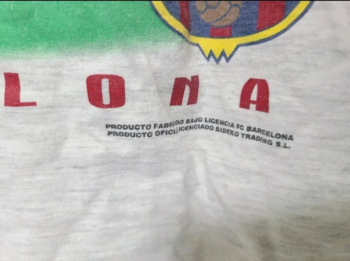 1996 루니툰즈 x FC 바르셀로나 빈티지티셔츠 상품이미지5