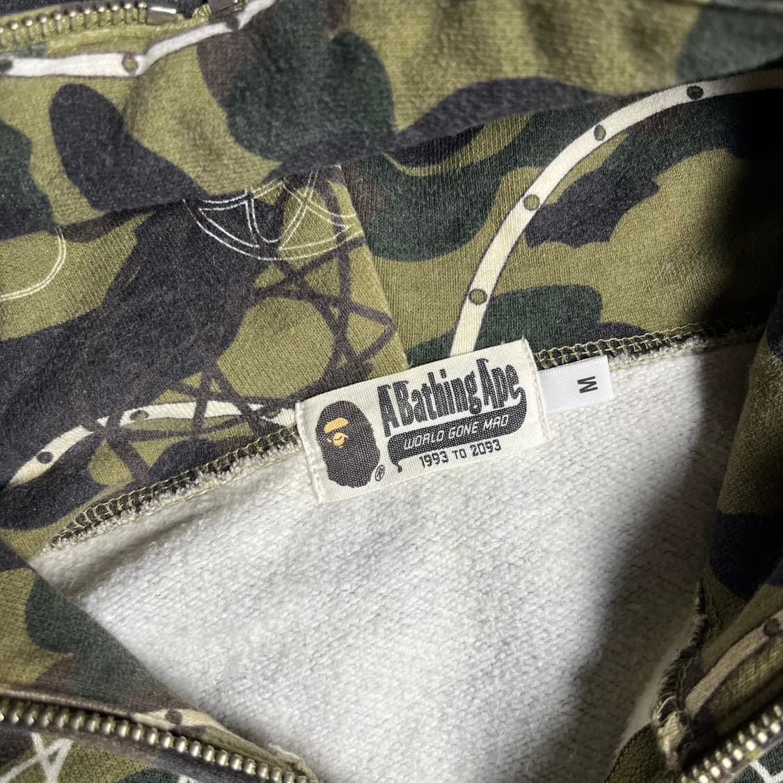 [Bape X Futura] 베이프x푸츄라 카모 후디 풀집업 상품이미지4