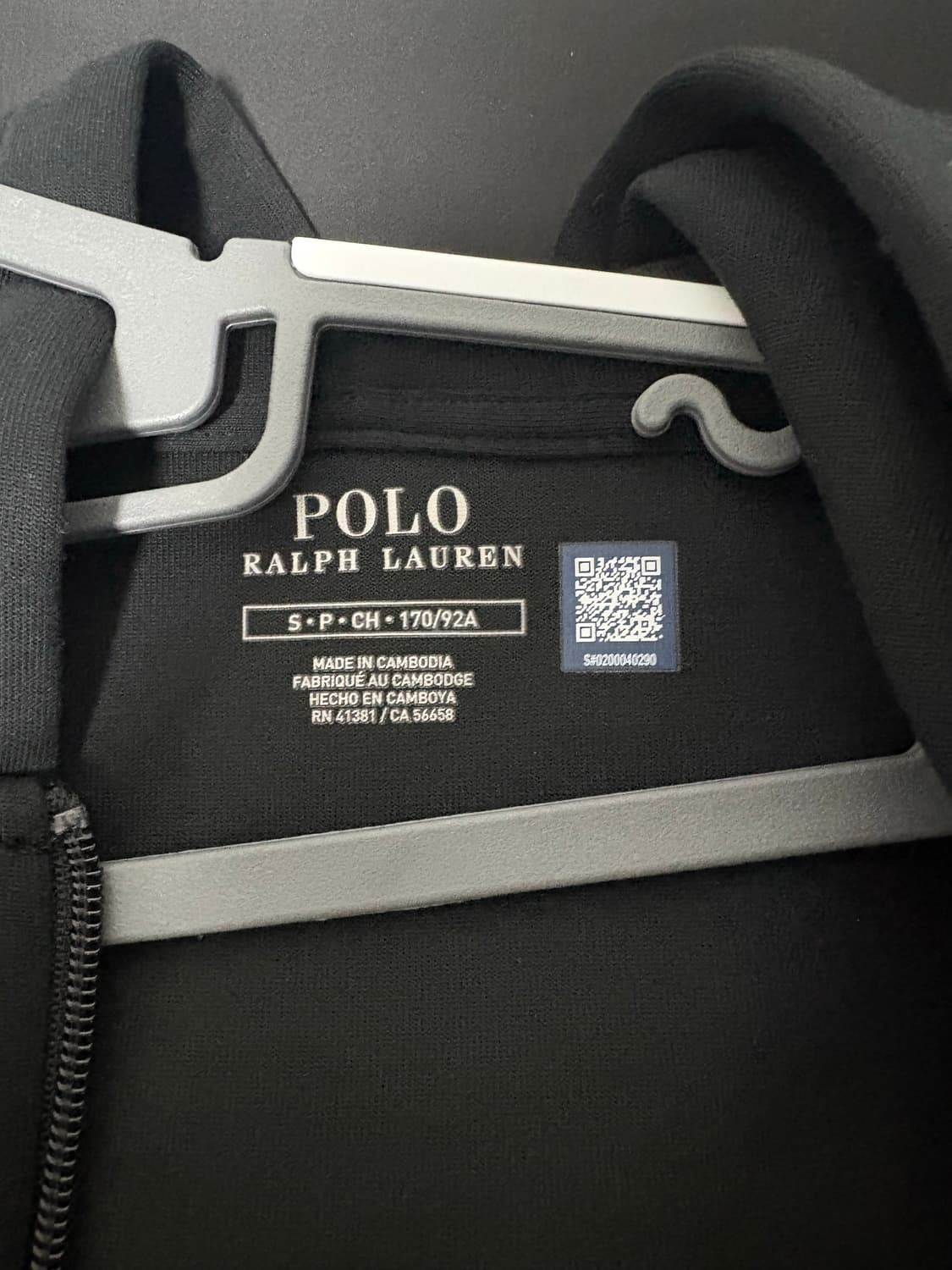 폴로 더블 니트 풀 지퍼 후디 새상품급 상품이미지2