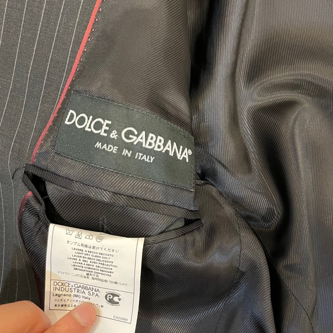 돌체엔가바나 시칠리아 핑크 핀스트라이프 수트 상품이미지7