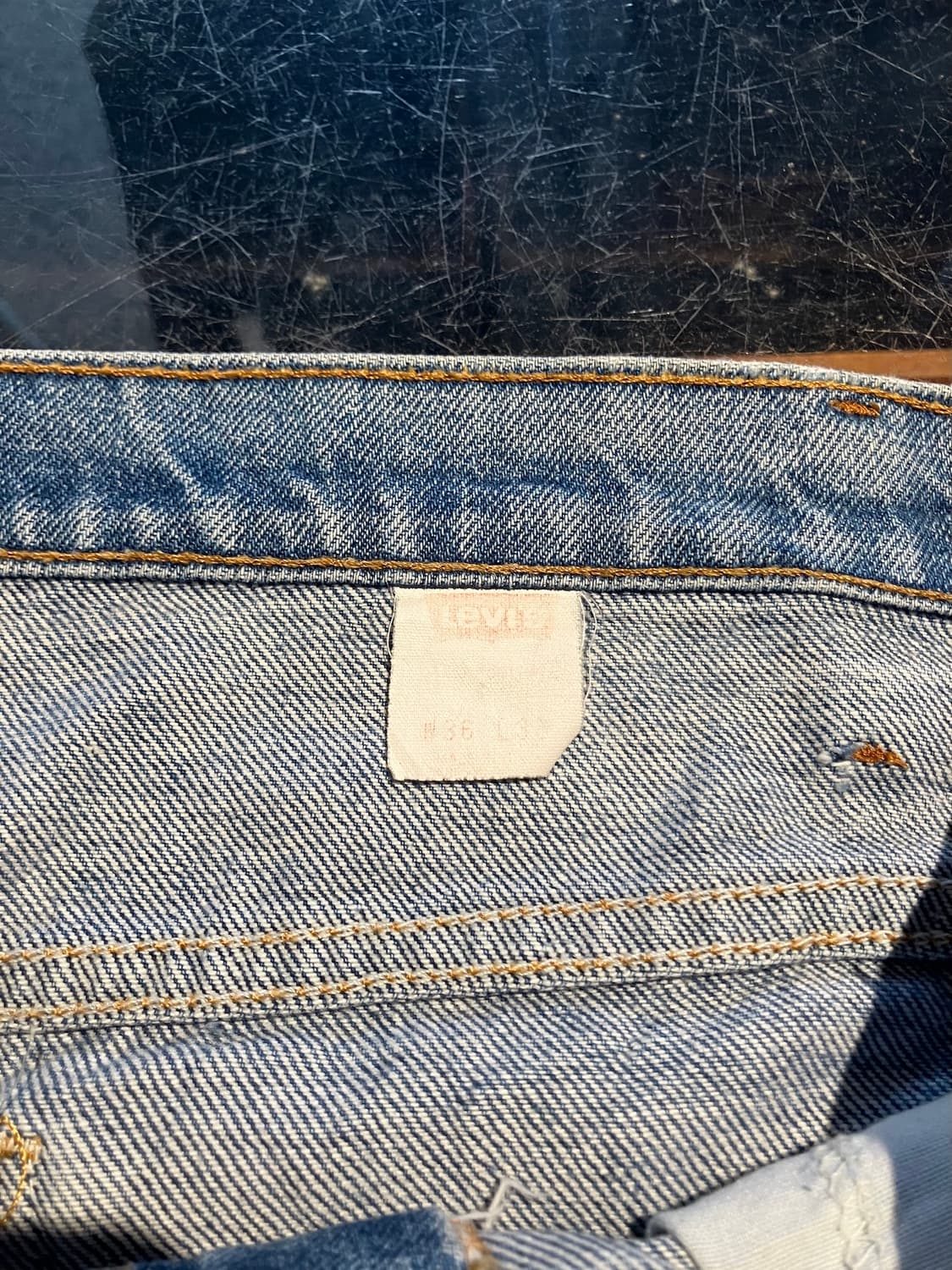 90s USA 빈티지 리바이스 517 부츠컷 데님 팬츠 상품이미지9