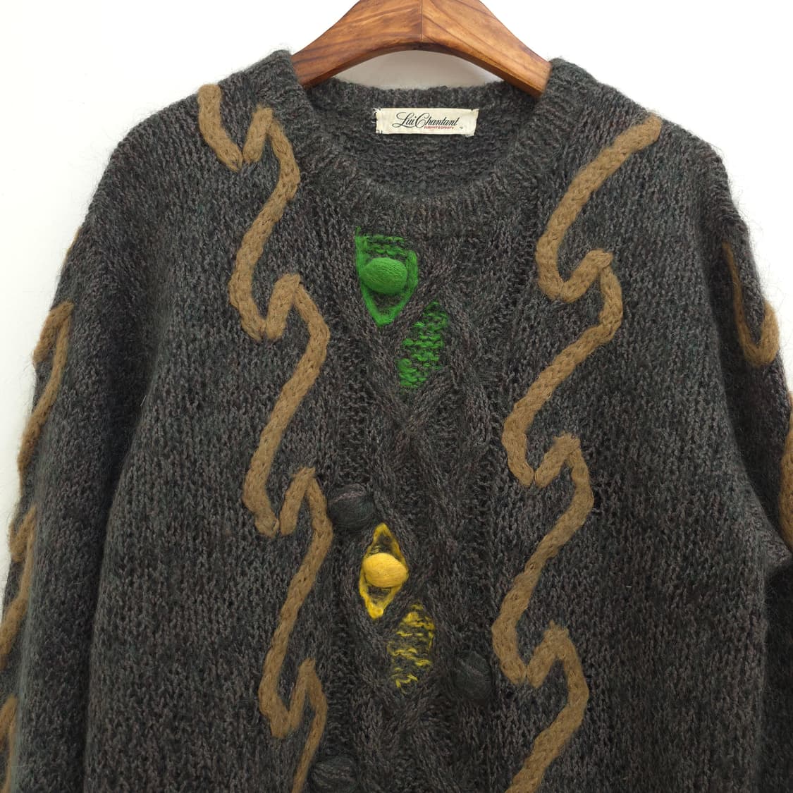 Lui Chantant 빈티지 컬러믹스 울 니트 상품이미지3