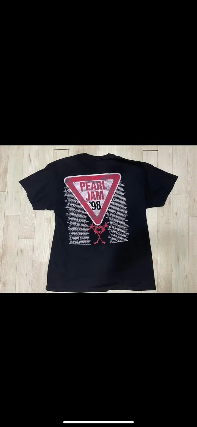 pearl jam yield tour 1998 빈티지 밴드티 XL 상품이미지3