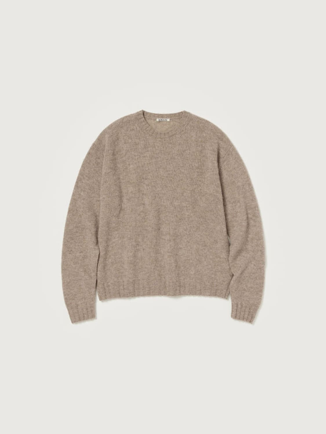 오라리 24AW 셰틀랜드 울 캐시미어 니트 P/O 5사이즈 탑베이지 상품이미지1