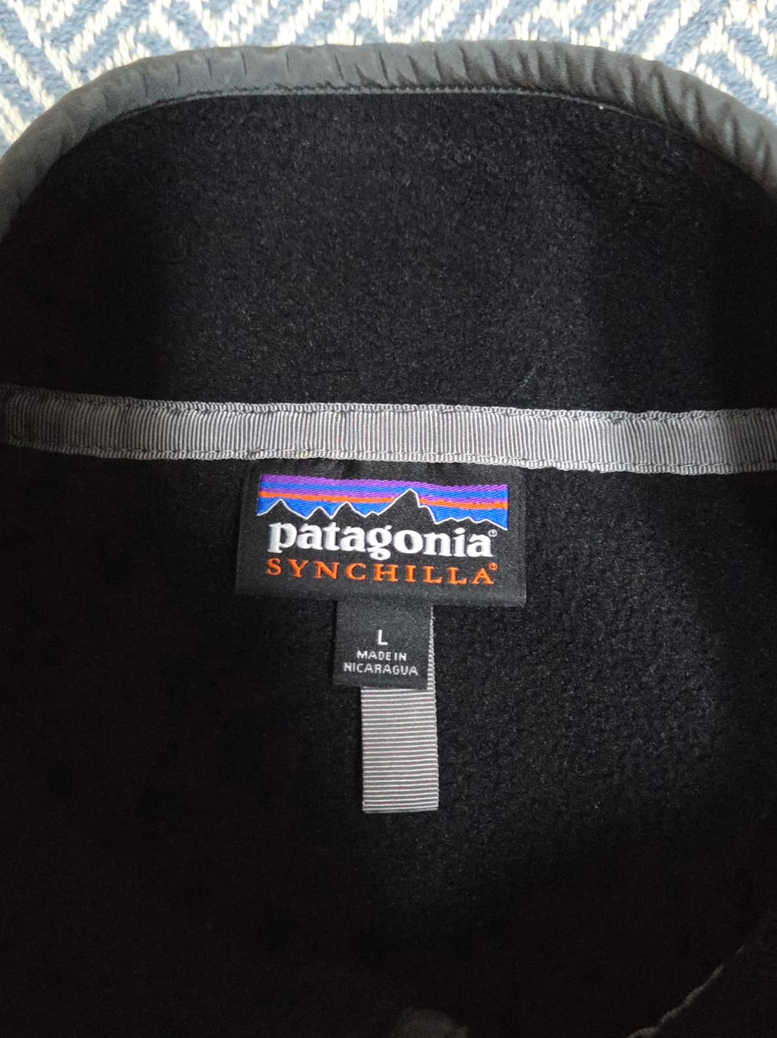 (L)파타고니아 신칠라 블랙 플리스 상품이미지4