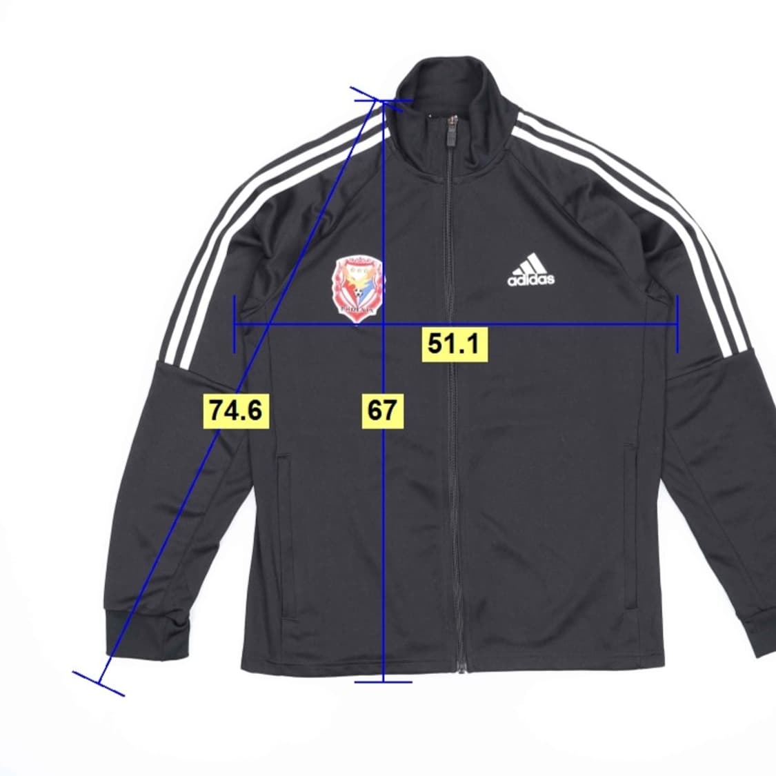 [L] 아디다스 피닉스 축구 트랙탑 져지 집업 자켓 4130 상품이미지10