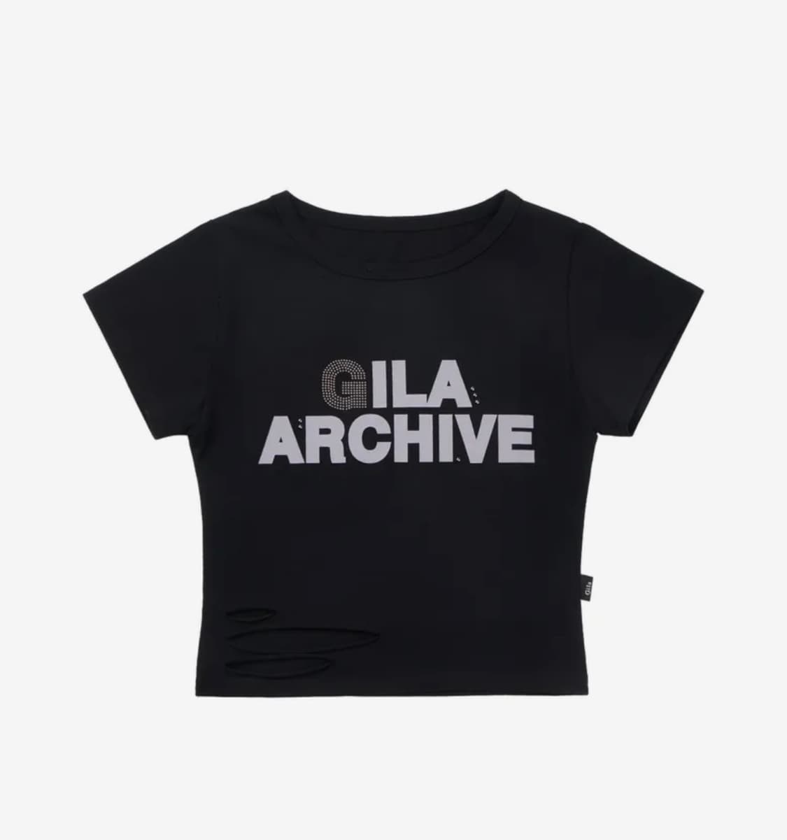 길라아카이브 SCRATCHED BOLD LOGO CROP T-SHIRTS 상품이미지1