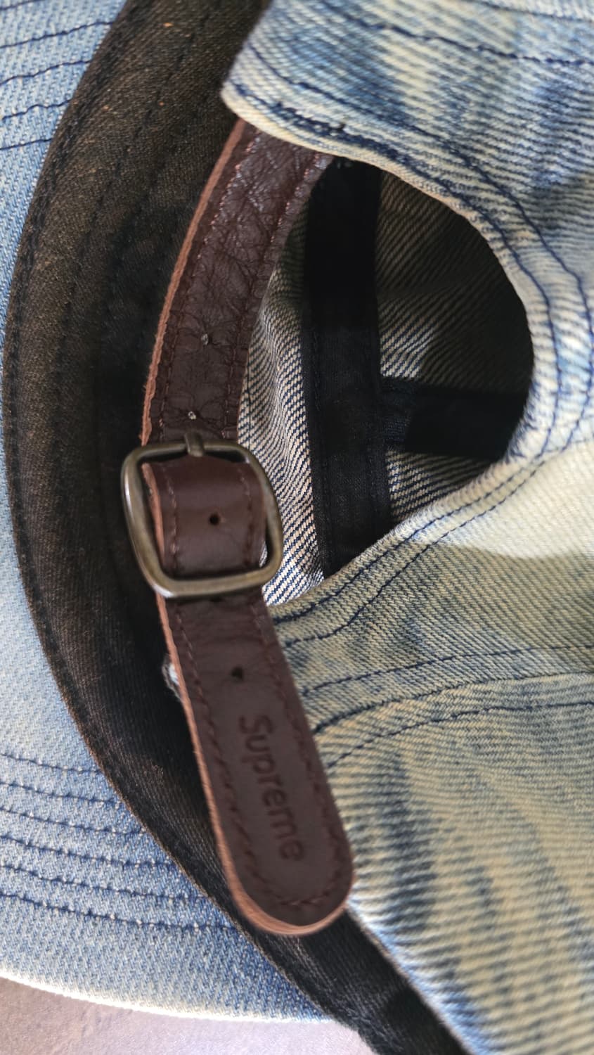 슈프림 24ss 워시드 치노 트윌 캠프캡 더티 인디고 상품이미지7