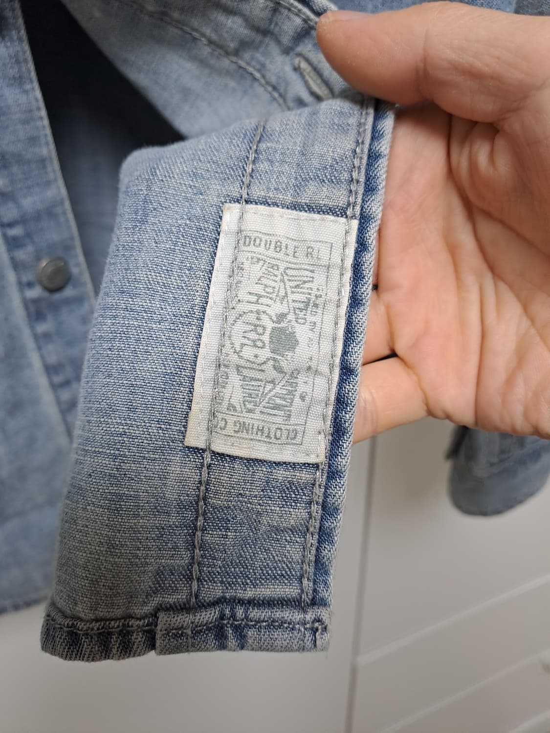 RRL 워싱 데님 셔츠 M사이즈 상품이미지5