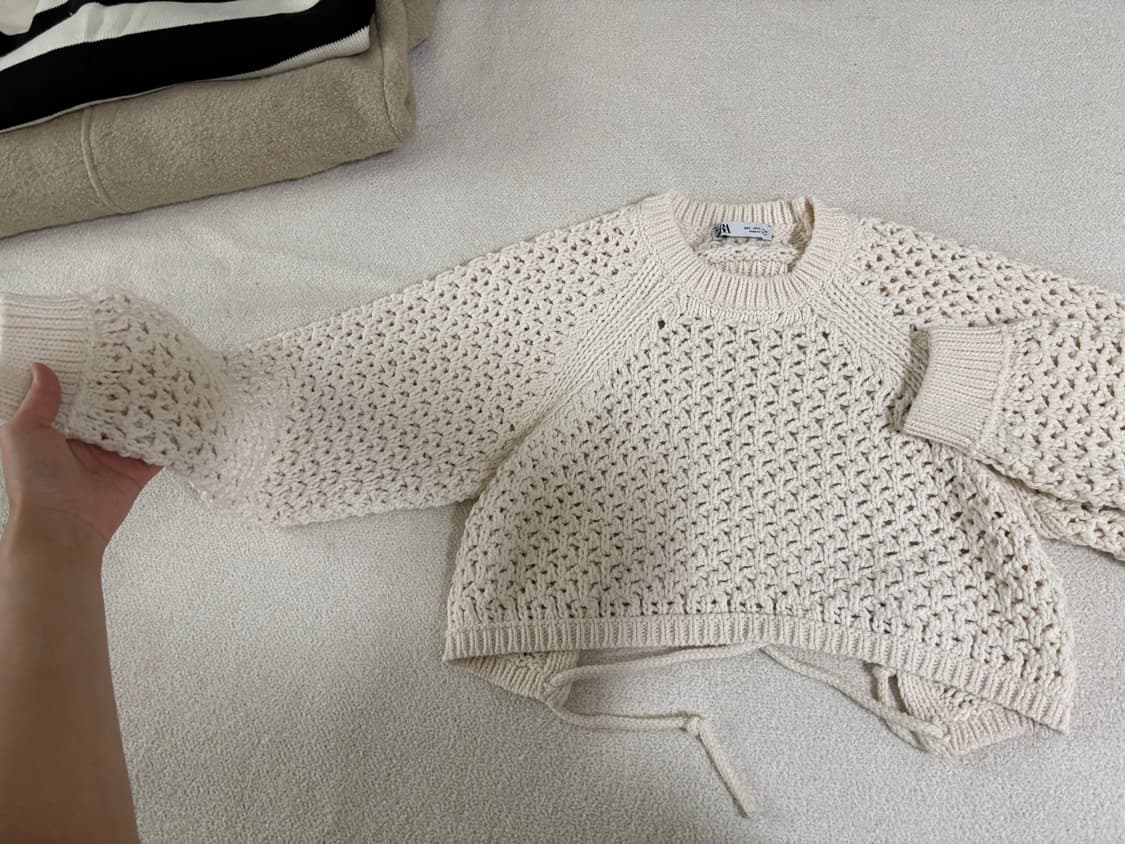 자라 오픈백니트 상품이미지1