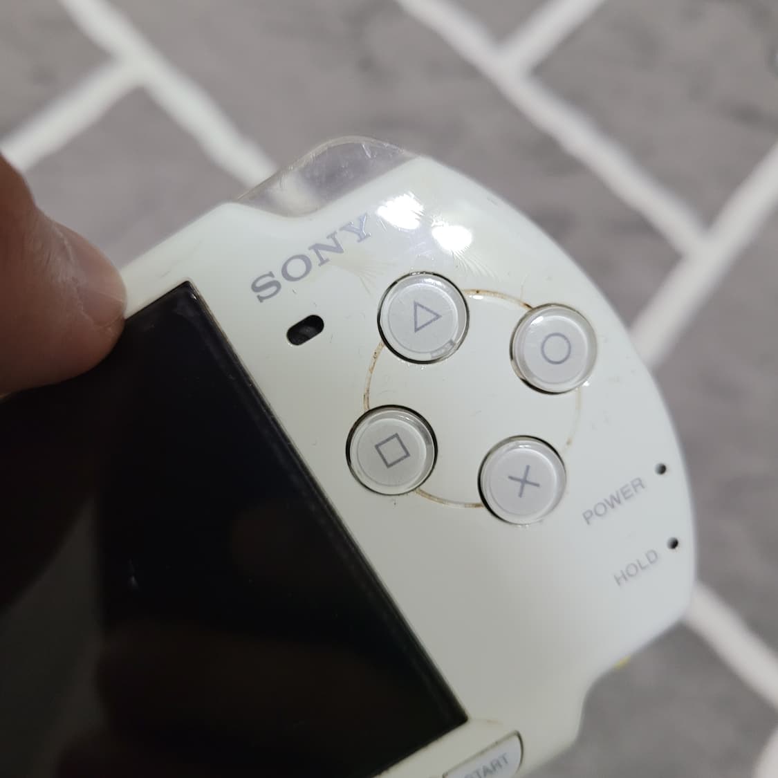 소니 PSP2005번 흰색 게임기 부품용 상품이미지4