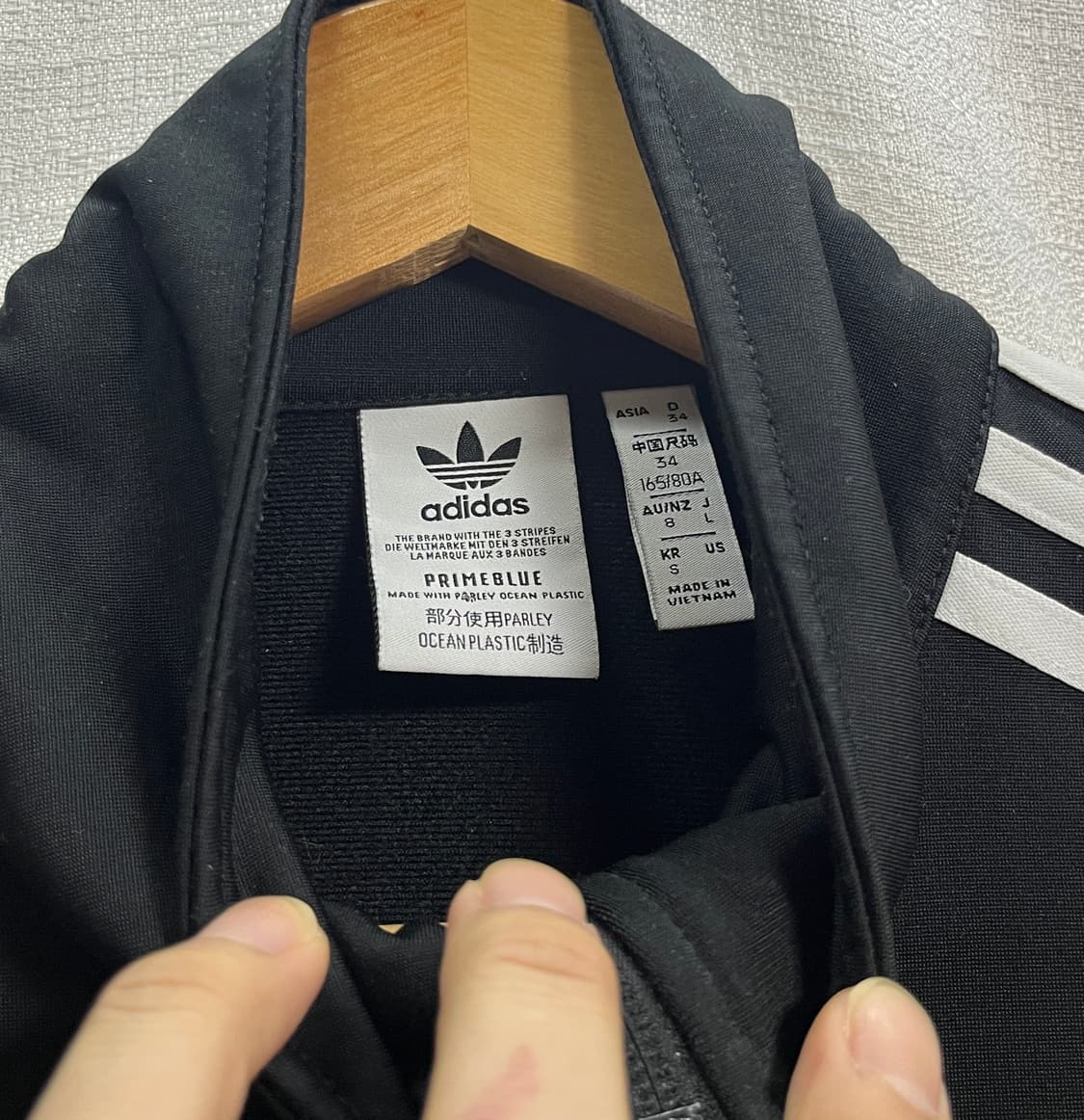 아디다스 제니 파이어버드 크롭 져지 트랙탑 S 상품이미지5